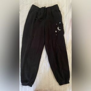 Pacsun sweatpants with moon and star design